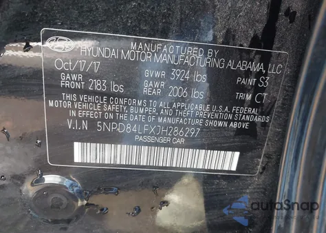 2018 Hyundai Elantra Value Edition из США, поврежденный, VIN 5NPD84LFXJH286297